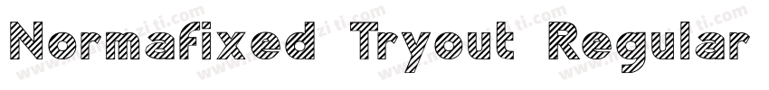 Normafixed Tryout Regular字体转换